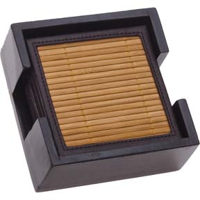 Bamboo Coasters,  Set of 4